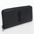Saint Laurent Full Zip Wallet Zip Around Calfskin