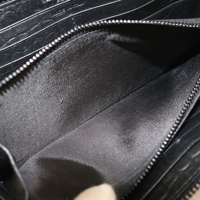 Saint Laurent Full Zip Wallet Zip Around Calfskin — view 7