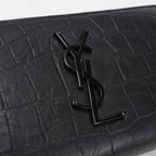 Saint Laurent Full Zip Wallet Zip Around Calfskin — view 6