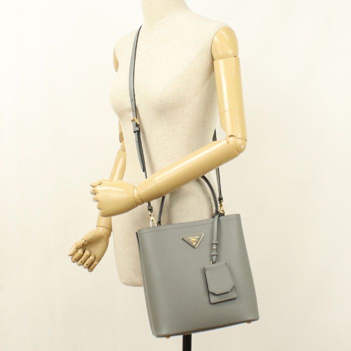 Prada 2-Way Pannier Handbag Leather — view 6