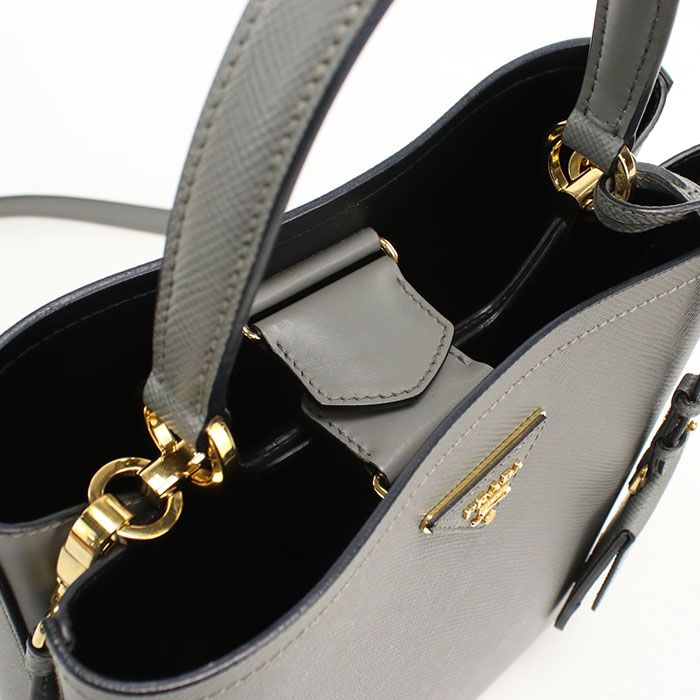 Prada 2-Way Pannier Handbag Leather — view 5
