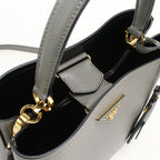 Prada 2-Way Pannier Handbag Leather — view 5