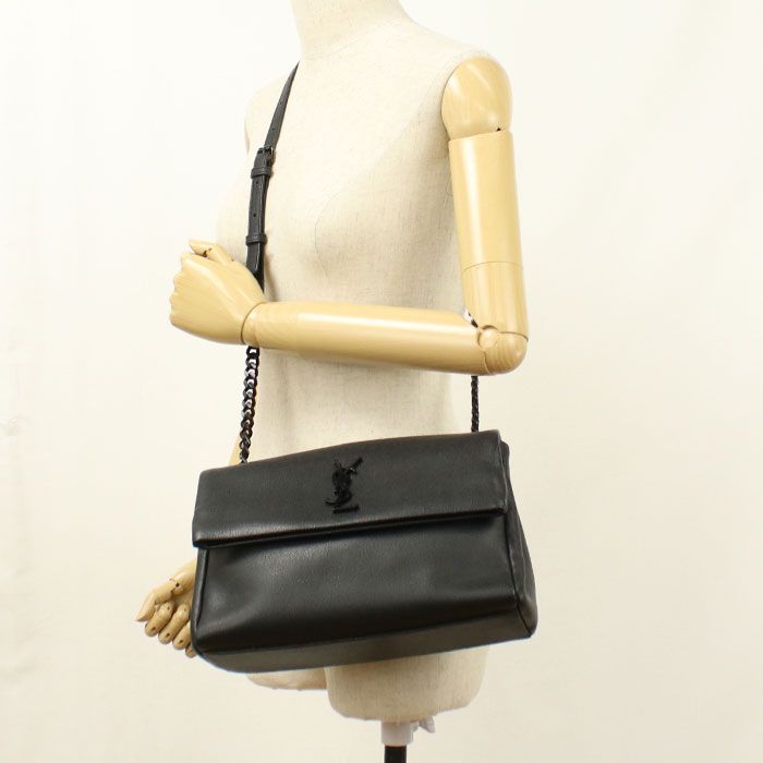 Saint Laurent Chain Shoulder Bag Calf — view 7