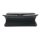 Chanel Quilted CC Logo Chain Shoulder Bag Push Lock Lambskin — view 3