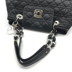Dior Nylon Cannage Chain Hand Tote Black — view 7