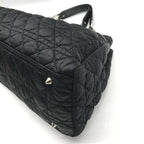 Dior Nylon Cannage Chain Hand Tote Black — view 5
