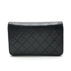 Chanel Mini Quilted CC Logo Chain Shoulder Bag Push Lock Lambskin — view 2