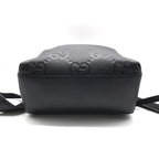 Gucci Jumbo GG Leather Backpack Pack Black — view 4