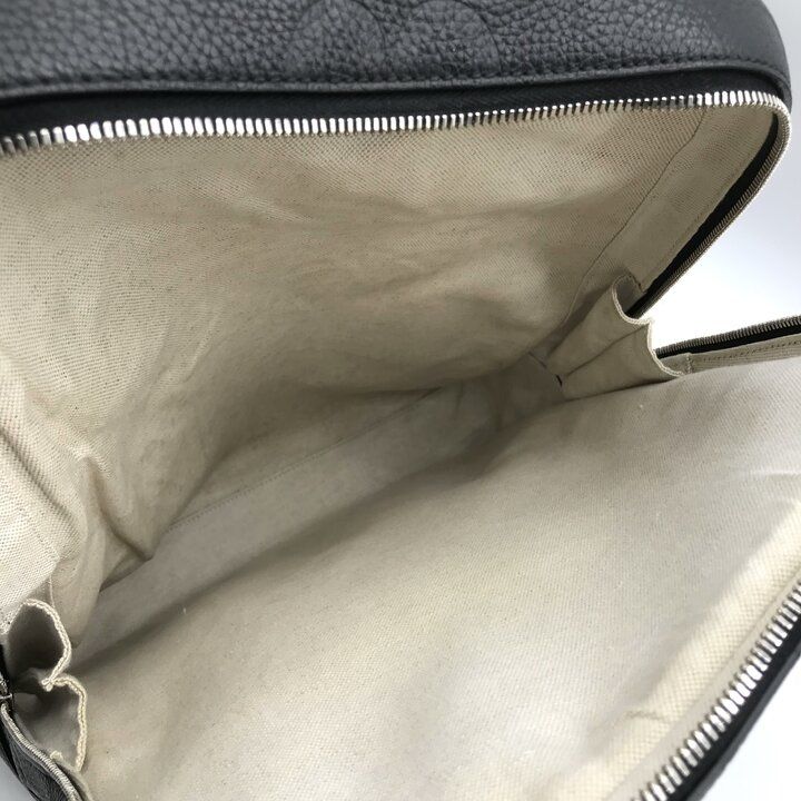 Gucci Jumbo GG Leather Backpack Pack Black — view 8