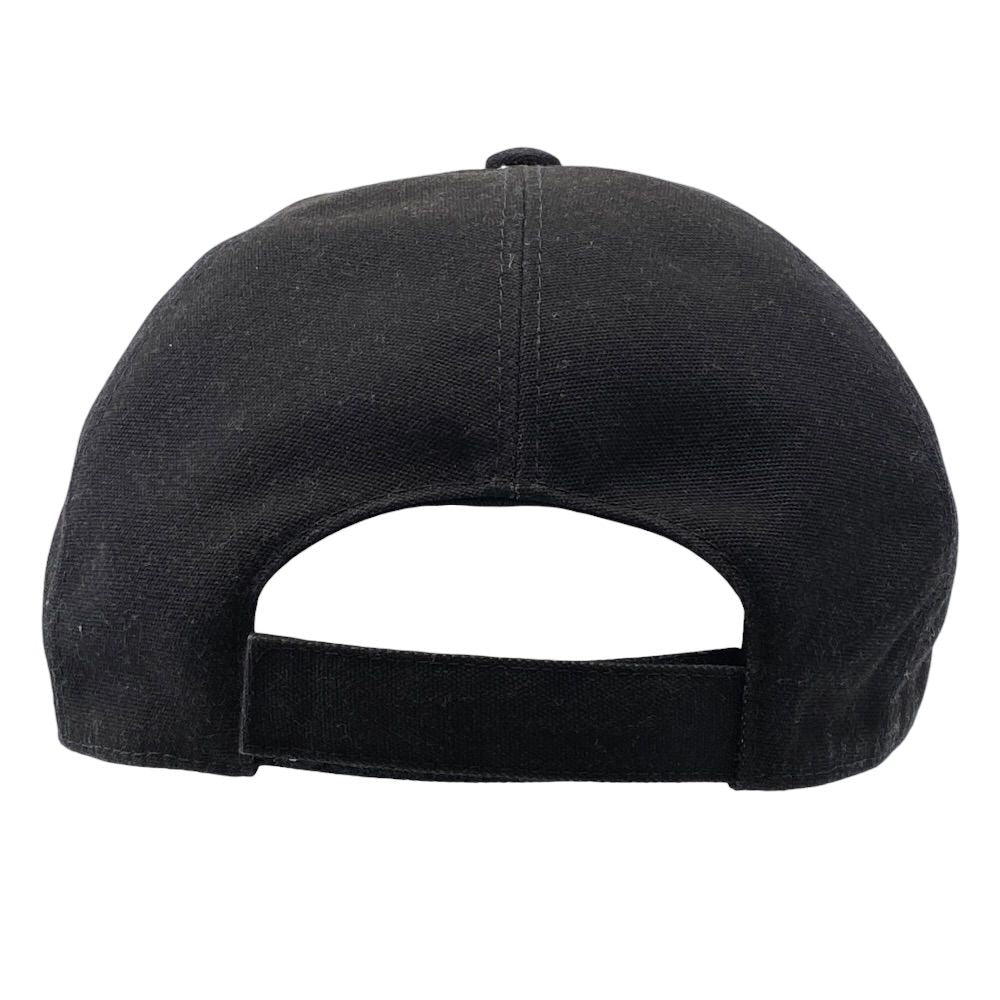 Fendi Knit Baseball Cap FF Zucca Pattern Hat Wool Cotton Black — view 3