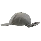 Dior Ribbon Logo Cap Hat Wool Gray — view 2