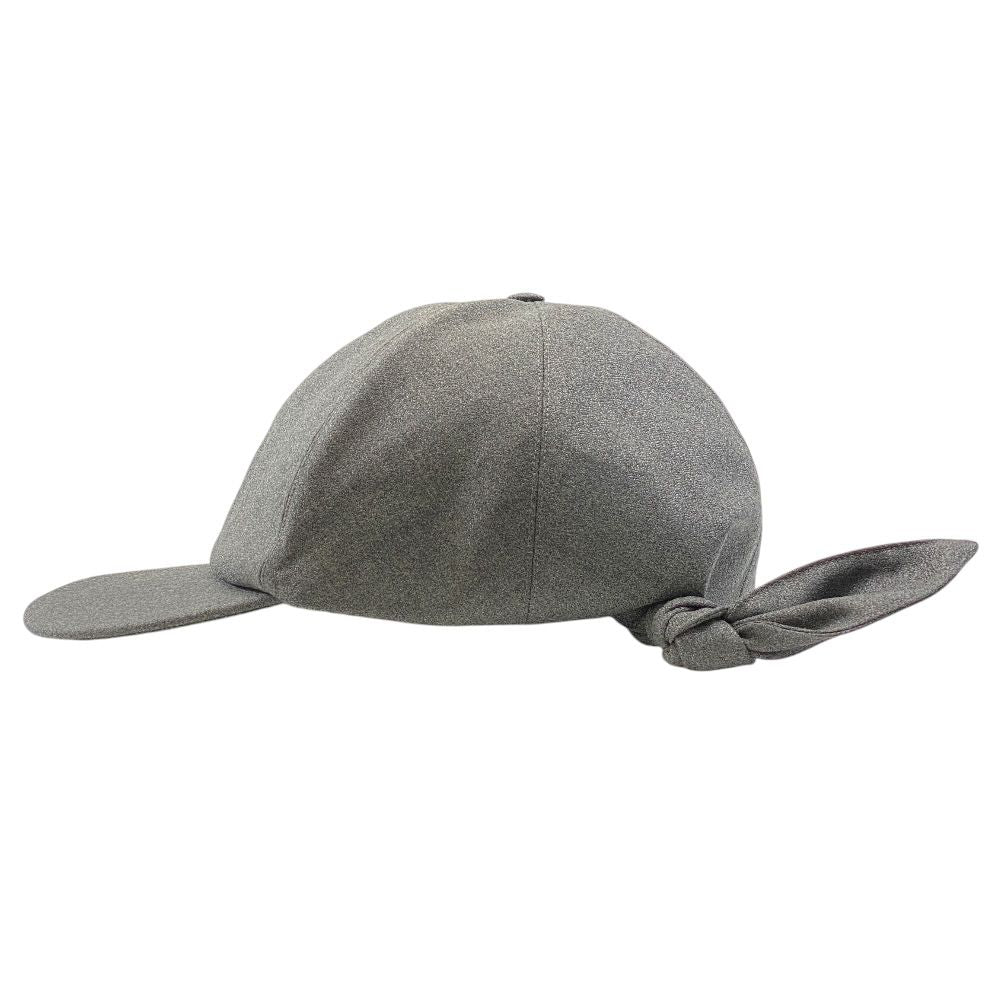 Dior Ribbon Logo Cap Hat Wool Gray — view 2