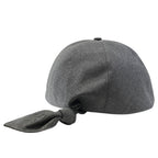 Dior Ribbon Logo Cap Hat Wool Gray — view 3