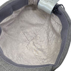 Dior Ribbon Logo Cap Hat Wool Gray — view 7