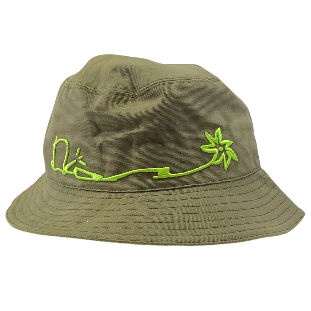 Dior Travis Scott Cactus Jack Homme Bucket Hat Cotton Khaki