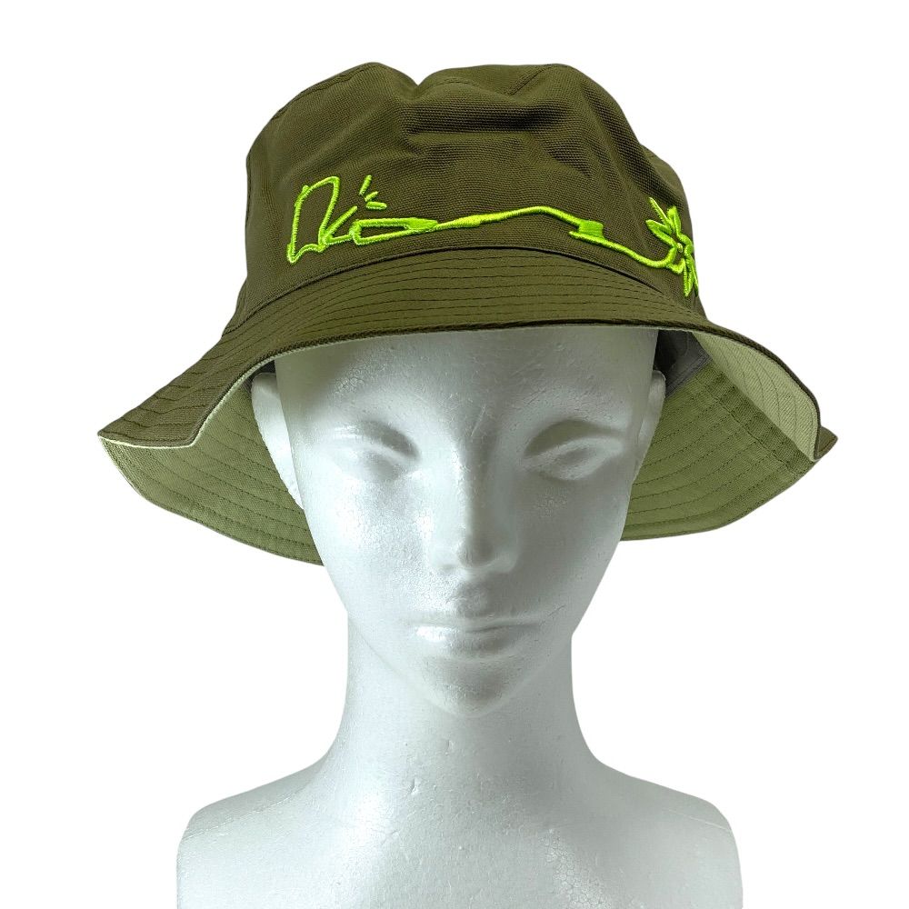 Dior Travis Scott Cactus Jack Homme Bucket Hat Cotton Khaki — view 9