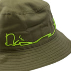 Dior Travis Scott Cactus Jack Homme Bucket Hat Cotton Khaki — view 5