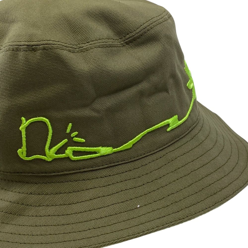 Dior Travis Scott Cactus Jack Homme Bucket Hat Cotton Khaki — view 5