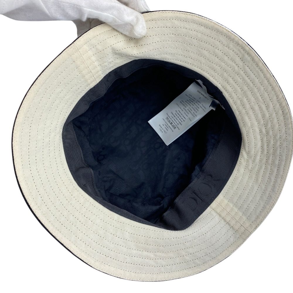 Dior Travis Scott Cactus Jack Homme Bucket Hat Cotton Black — view 5