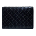 Bottega Veneta Intrecciato Bifold Card Case Business Holder Leather Brown