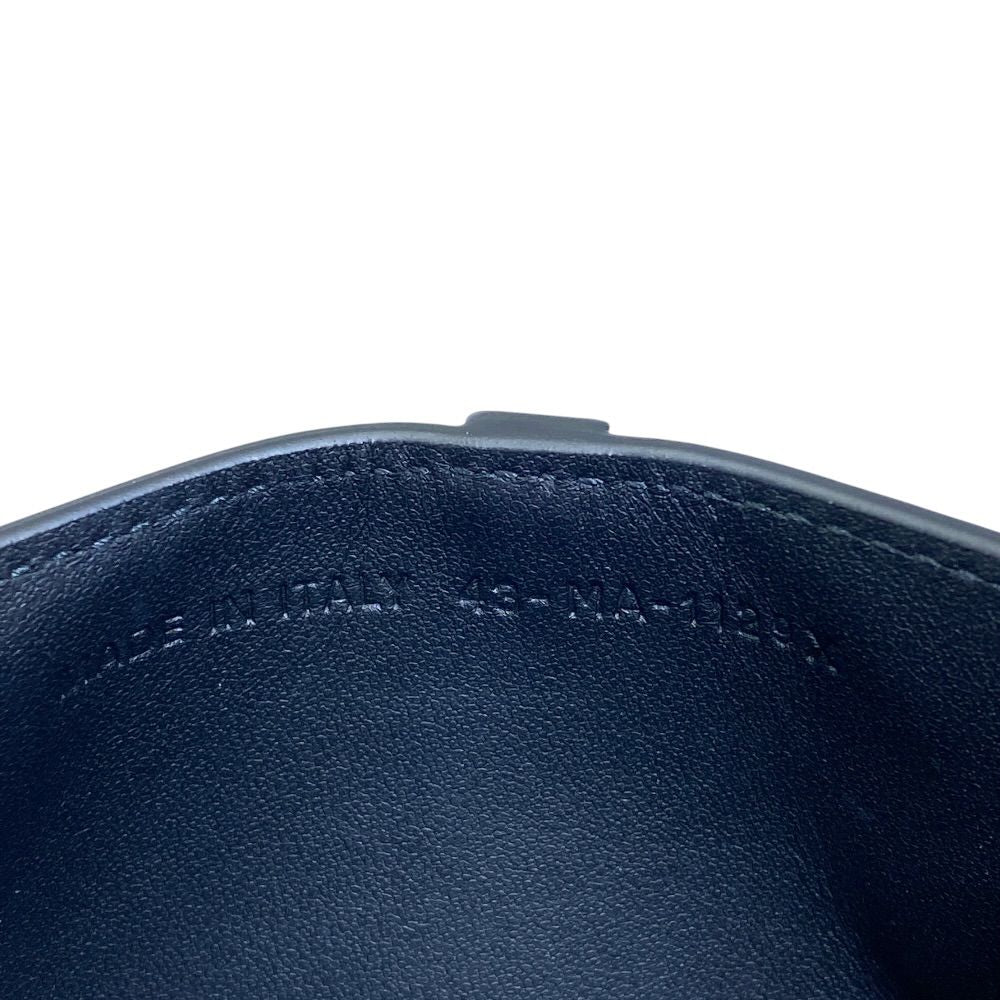 Dior Saddle Nano Pouch Chain Wallet Shoulder Bag Leather Black Practical — view 8
