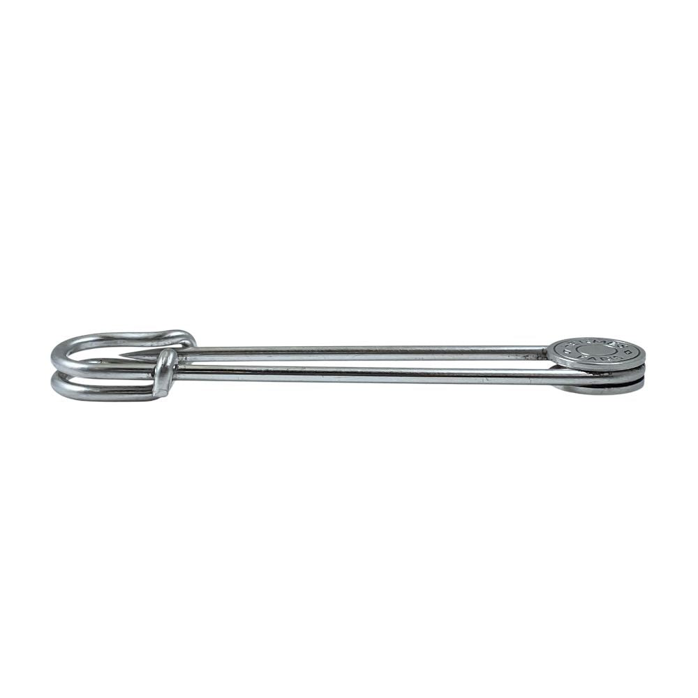 Hermes Series Pin Brooch Safety Pin Metal Silver Practical — view 4