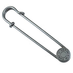 Hermes Series Pin Brooch Safety Pin Metal Silver Practical — view 2