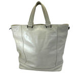 Bottega Veneta Tote Front Perforated Leather Ivory Lightweight — view 2