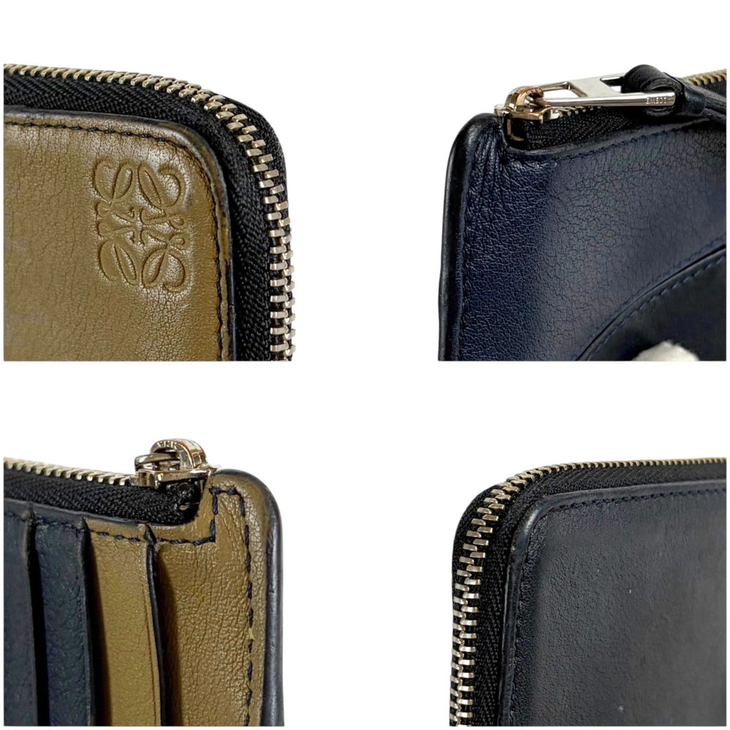 Loewe Puzzle Tricolor Fragment Case Anagram Logo Leather Coin Card Mini Wallet — view 5