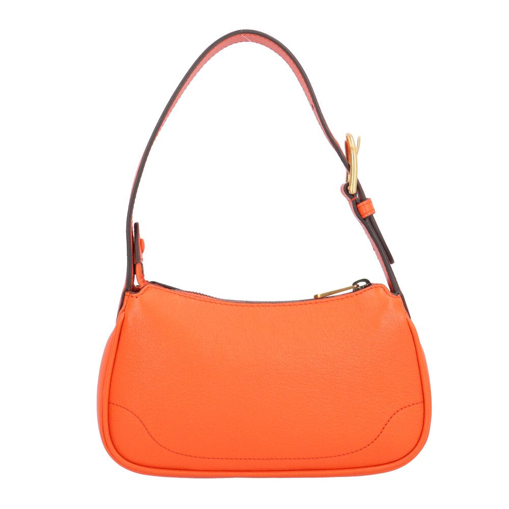 Gucci Aphrodite Mini GG Marmont Handbag Leather Orange — view 3