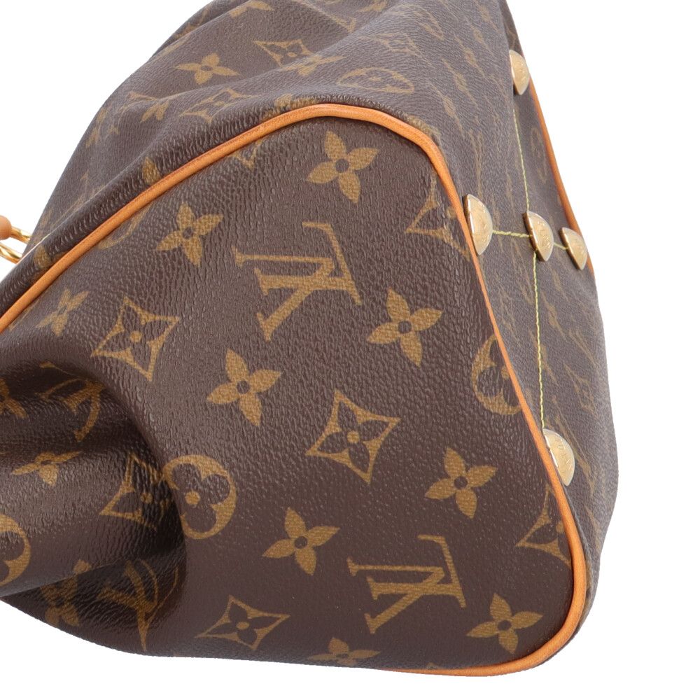 Louis Vuitton Tivoli PM Monogram Handbag Canvas Brown — view 8