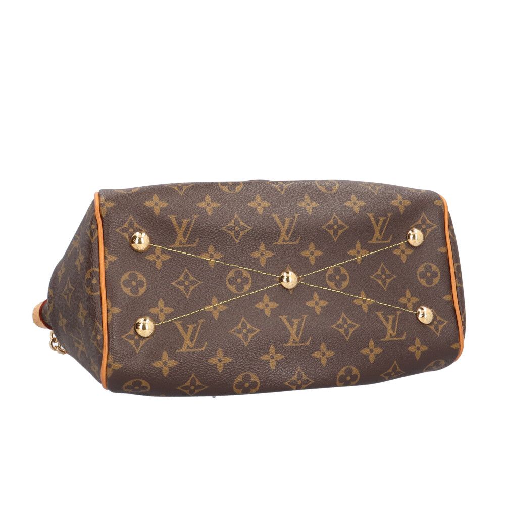 Louis Vuitton Tivoli PM Monogram Handbag Canvas Brown — view 5