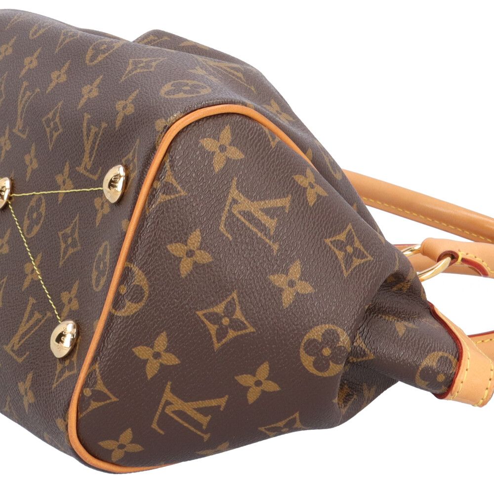 Louis Vuitton Tivoli PM Monogram Handbag Canvas Brown — view 9