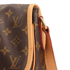 Louis Vuitton Menilmontan PM Monogram Shoulder Bag Canvas Brown — view 9