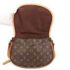 Louis Vuitton Menilmontan PM Monogram Shoulder Bag Canvas Brown — view 8