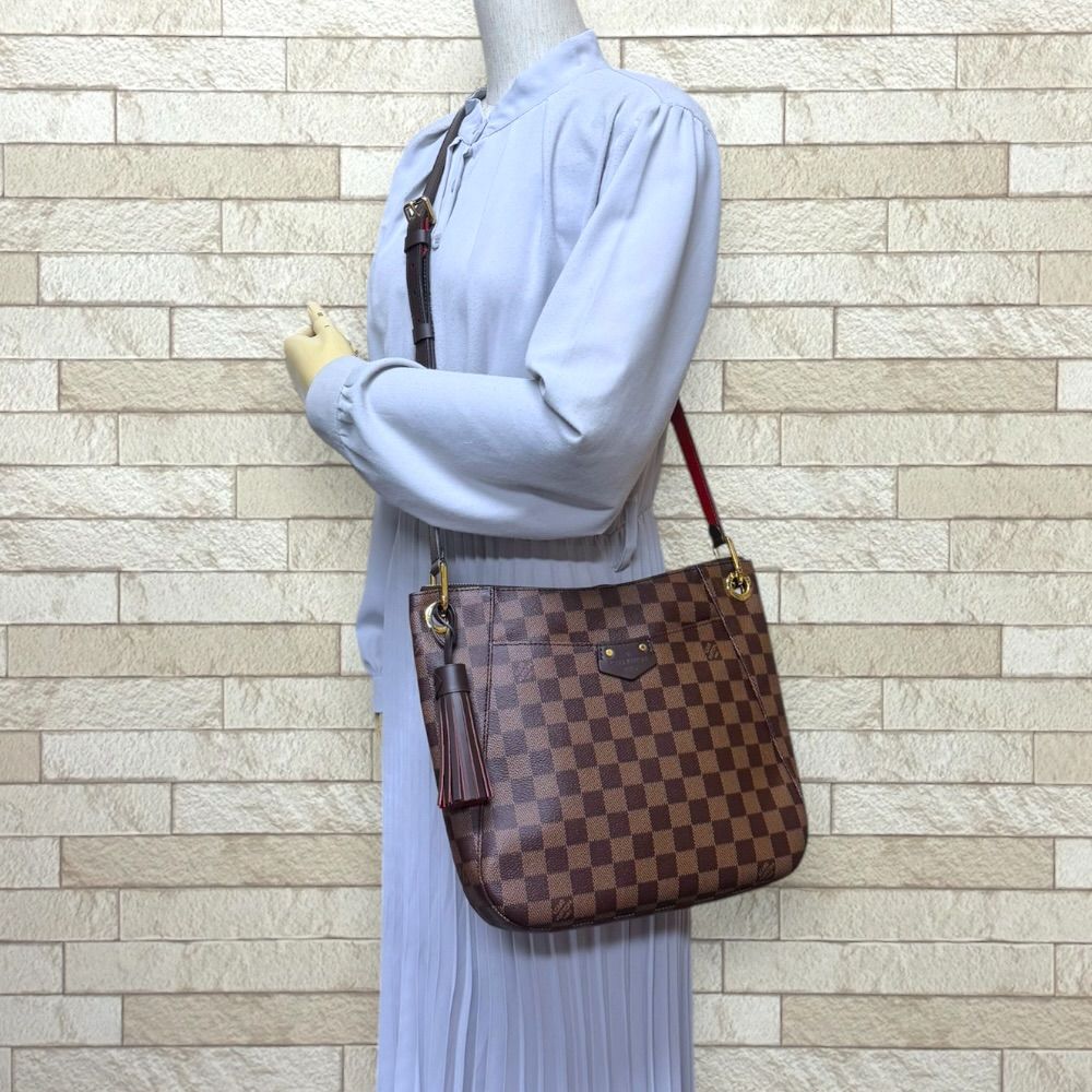 Louis Vuitton Southbank Damier Shoulder Bag Canvas Brown — view 2