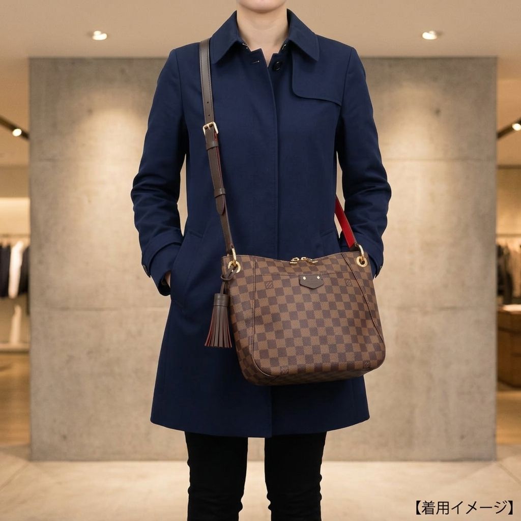 Louis Vuitton Southbank Damier Shoulder Bag Canvas Brown — view 9