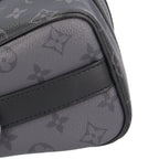 Louis Vuitton Keepall 25 Bandouliere Monogram Eclipse Shoulder Bag Black — view 8