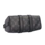 Louis Vuitton Keepall 25 Bandouliere Monogram Eclipse Shoulder Bag Black — view 5