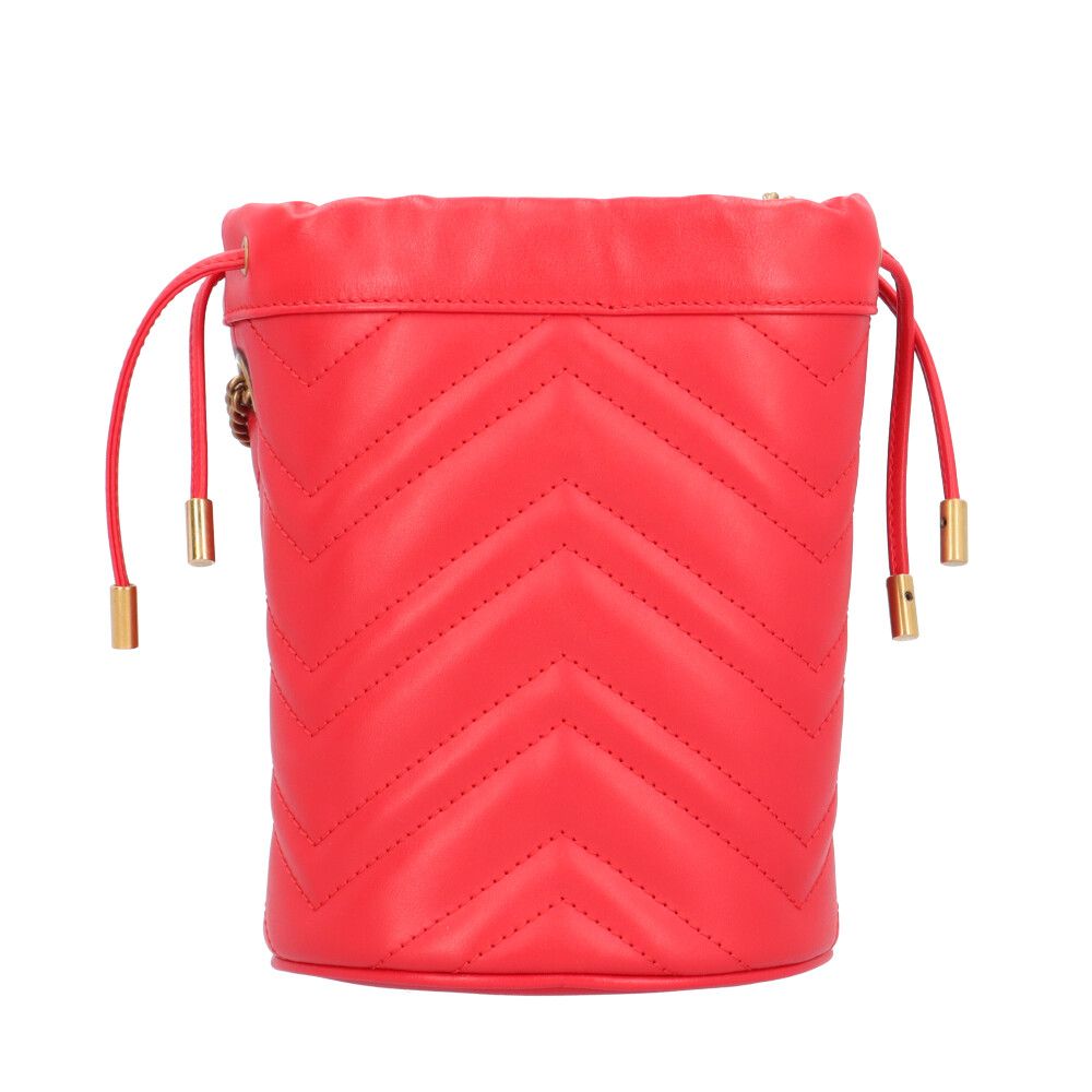 Gucci Mini Bucket GG Marmont Shoulder Bag Leather — view 3