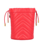 Gucci Mini Bucket GG Marmont Shoulder Bag Leather — view 3