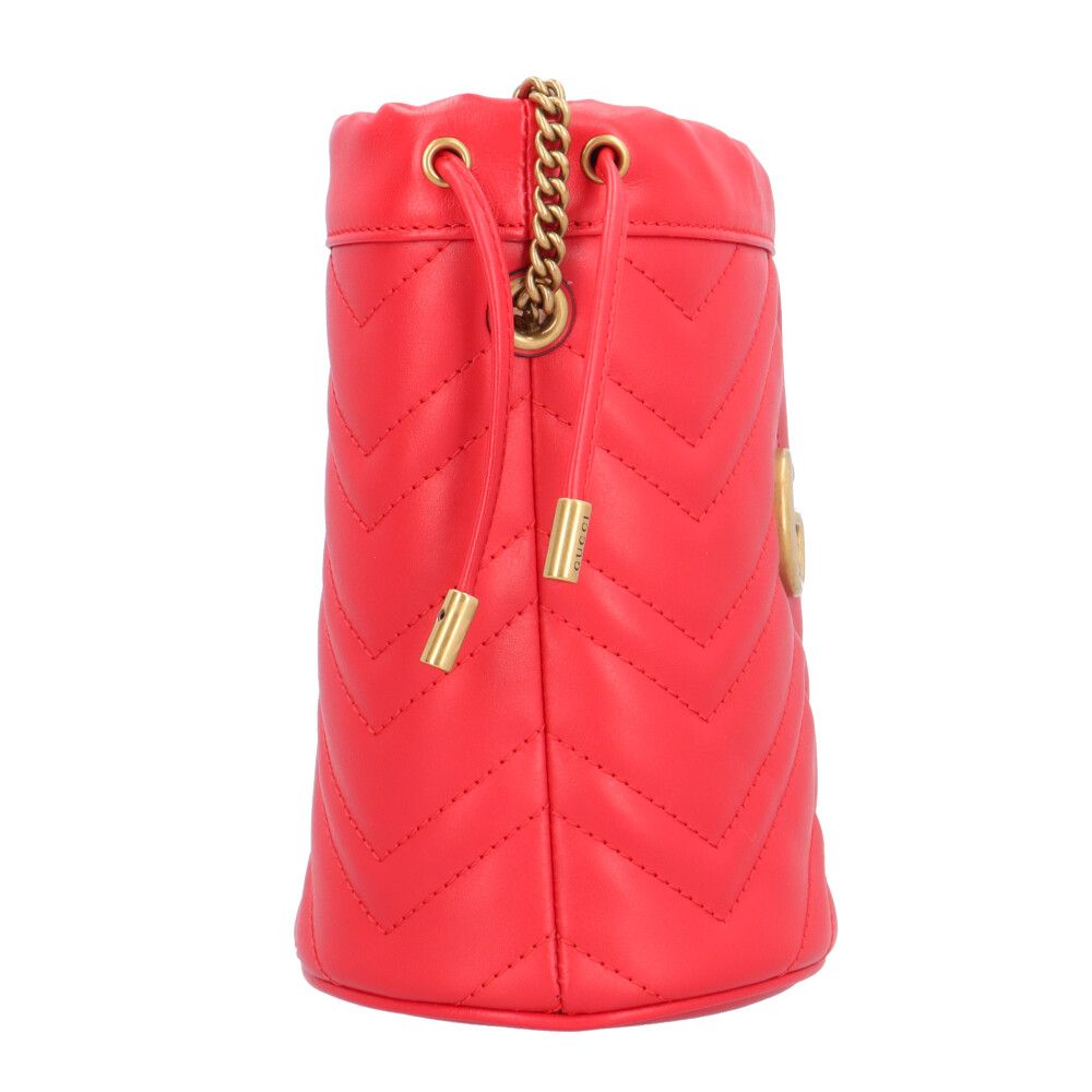 Gucci Mini Bucket GG Marmont Shoulder Bag Leather — view 4