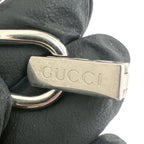 Gucci Bangle Watch Stainless Steel Quartz Wrist Silver Black — view 3