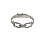 Gucci with Case Bangle Watch Stainless Steel Quartz Wristwatch Silver — view 8