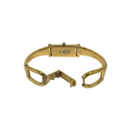 Gucci with Case Bangle Watch Quartz Wristwatch Gold Beige — view 9