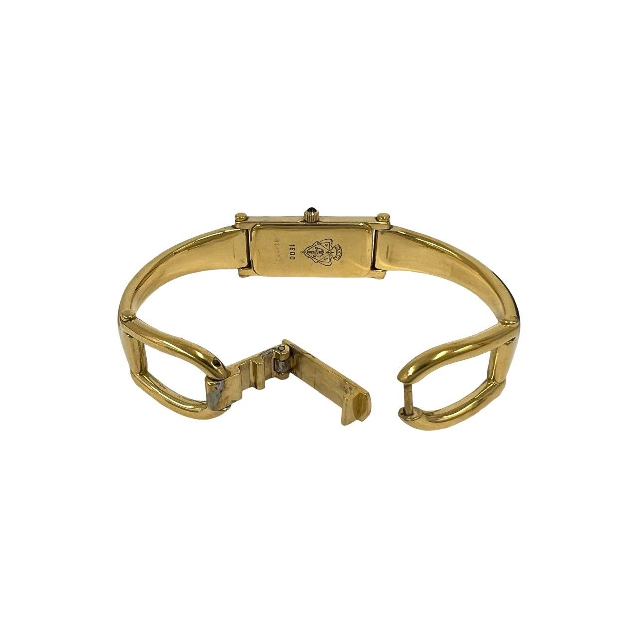 Gucci with Case Bangle Watch Quartz Wristwatch Gold Beige — view 9