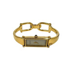 Gucci with Case Bangle Watch Quartz Wristwatch Gold Beige — view 7