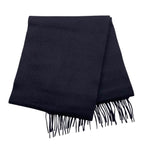 Bottega Veneta Scarf Logo Cashmere Navy — view 2