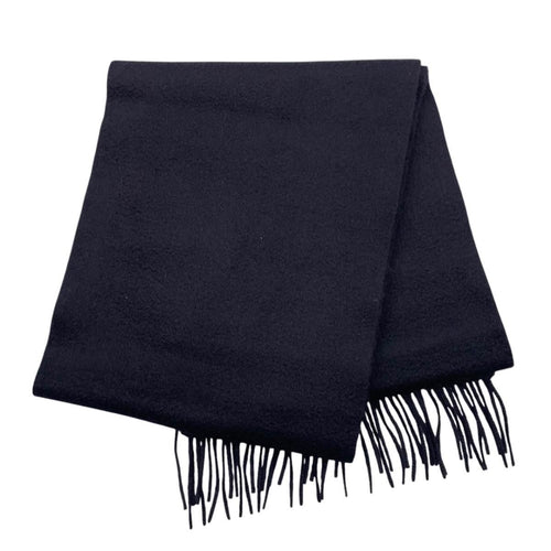 Bottega Veneta Scarf Logo Cashmere Navy — view 2