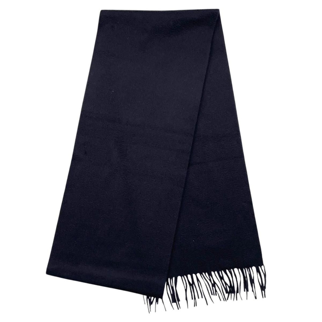 Bottega Veneta Scarf Logo Cashmere Navy — view 4